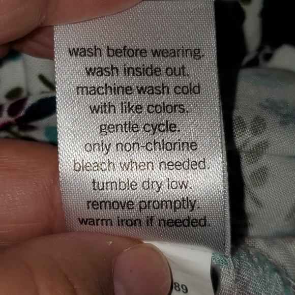 Sonoma XXL floral shirt top blouse NWT - Picture 8 of 9